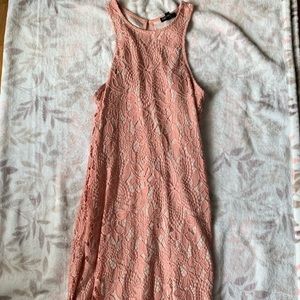 Light pink floral dress